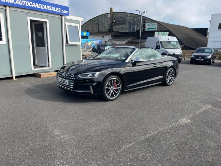 NOV 2017 AUDI S5 3.0 TFSI V6 (354ps) QUATTRO AUTO PETROL CONVERTIBLE**ONLY 7600 MILES**FULL MAIN DEALER SERVICE**COST OVER £50,000 NEW!! OUR PRICE £23995